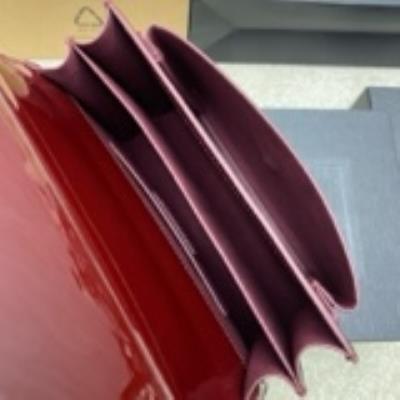 wholesale quality ysl sunset 22cm maroon patent leather
